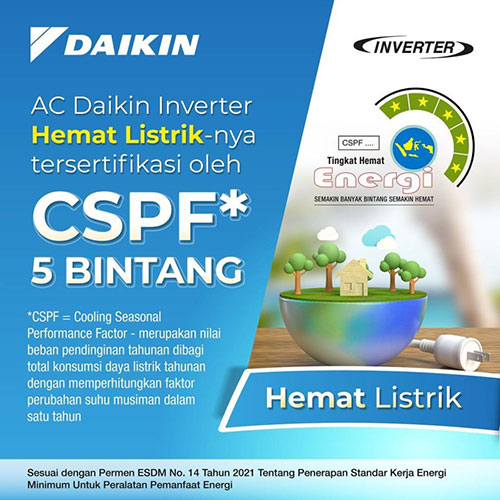 Daikin AC Flash Inverter Wall Mounted Split 2 PK - FTKQ50UVM4
